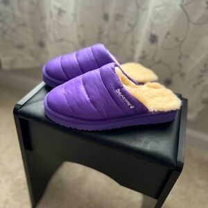 Bear paw fluffy slippers
